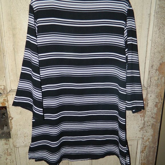 J Valdi Stripe Swimsuit Cover Up Size XL (BB-33) - Picture 4 of 4